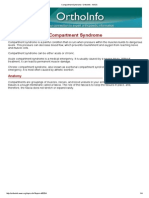 Compartment Syndrome - OrthoInfo - AAOS