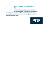 Conocer Los Puertos Abiertos en Windows y Como Cerrarlos