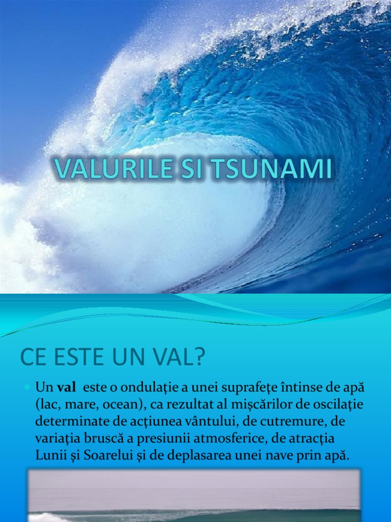 Valurile Si Tsunami