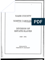 NashCounty DivisionSlaves 1829 1861