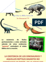 Que Dice La Biblia Acerca de Los Dinosaurios