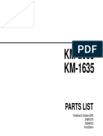 KM-1635_2035 Parts List