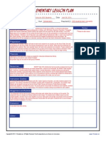 Elementary Daily Single Subject Grid