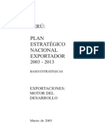 Plan Estrategico Nacional Exportador