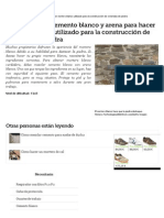 Cómo Mezclar Cemento Blanco y Arena para Hacer Mortero Blanco Utilizado para La Construcción de Viviendas de Piedra - EHow en Español