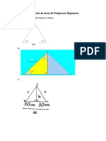 Exercícios de Área de Polígonos Regulares