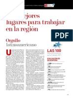 Informe Especial - Los Mejores Lugares Para Trabajar en La Región