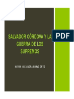 Unidad 4 Salvador Córdova y La Guerra de Los Supremos - Mayra Alejandra Bravo