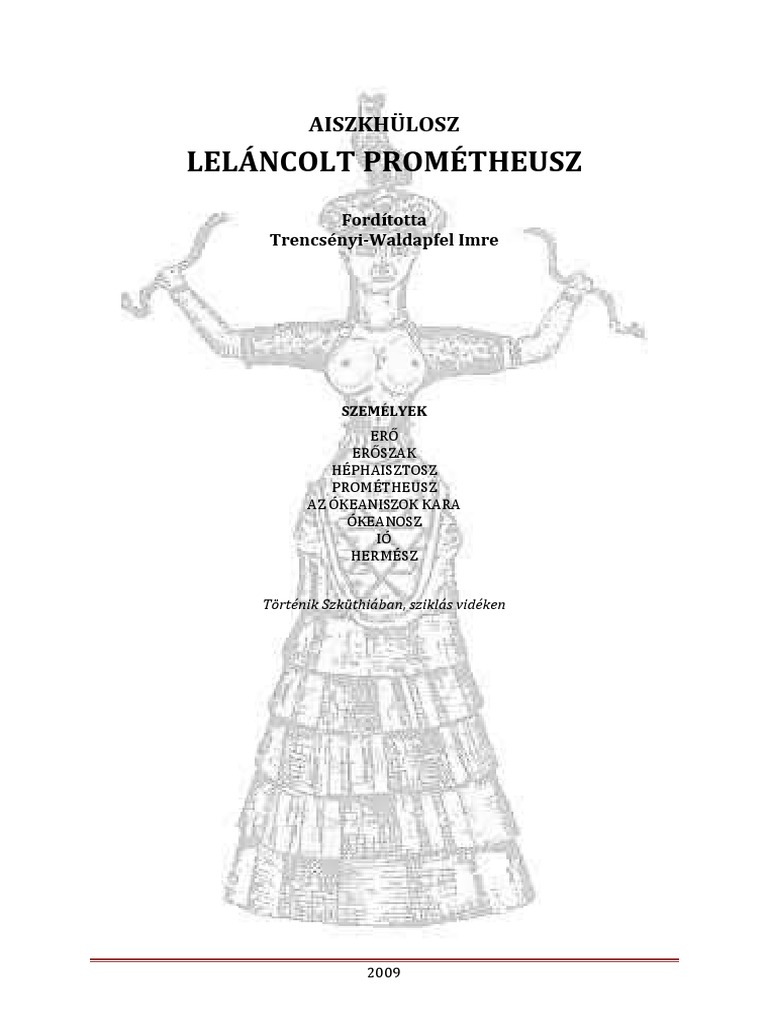 Aiszkhülosz Leláncolt Prométheusz | PDF