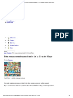 Esta Semana Comienzan Rituales de La Cruz de Mayo _ Reporte Católico Laico