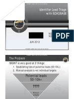 Ghostmachine Identifier Lead Triage With Echobase New NSA Edward Snowden Leaks