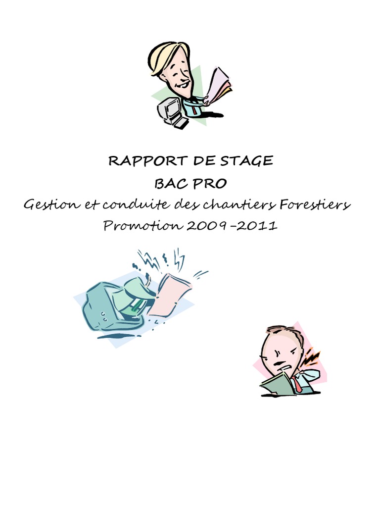 Exemple Rapport De Stage Terminal Bac Pro Rapport de Stage BAC PRO | PDF | Forêt | Environnement naturel