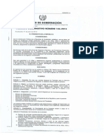 Acuerdo Gubernativo 146-2014 - Guatemala Comisión para La Atención Integral de La Niñez y Adolescencia Migrante