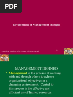 2 Development of Management Thought