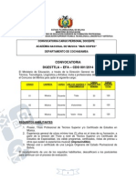 Convocatoria Docente - Ultimo