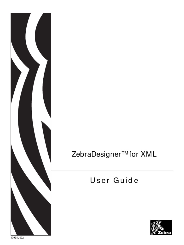 Zebra Label Designer User Guide PDF Installation Programs
