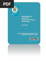 Informe Técnico Para Posible Supresión de Medicamentos POS Por Obsolescencia