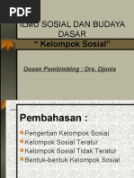 Kelompok Sosial