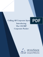 Calling All Corporate Sponsors: Introducing The CSCMP Corporate Packet