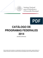Catalogo Programas Federales 2014 2