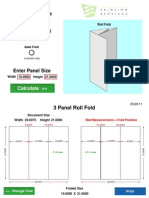 Select and customize document fold type
