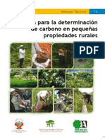 Guia para La Determinaciòn de Carbono en Pequeñas Propiedades Rurales