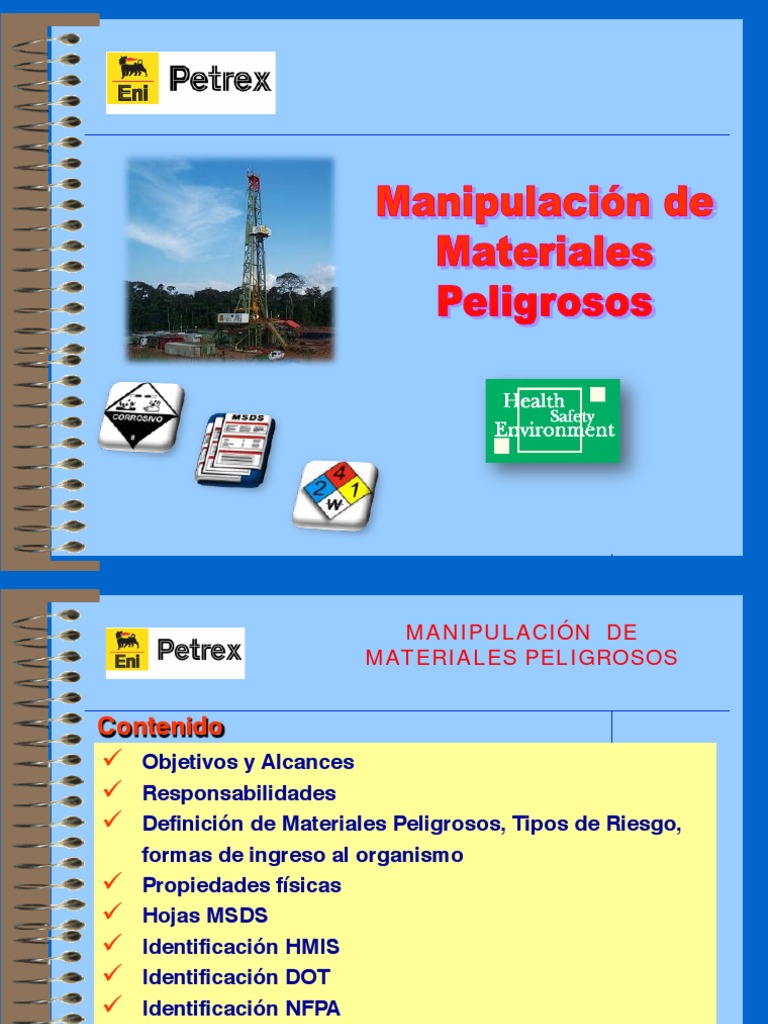 Manejo de Materiales Peligrosos | PDF | Mercancías peligrosas | Toxicidad