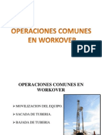 Operaciones de Workover