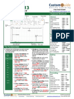Microsoft Excel 2013 Reference Guide