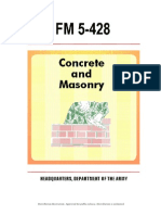 Army Fm5 428 Concrete and Masonry