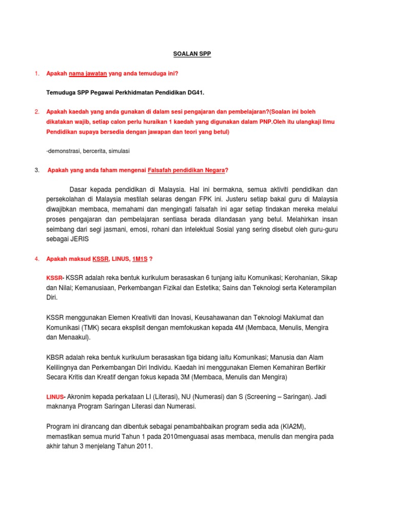 Soalan Spp Pdf