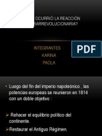 Cómo Ocurrió La Reacción Contrarrevolucionaria