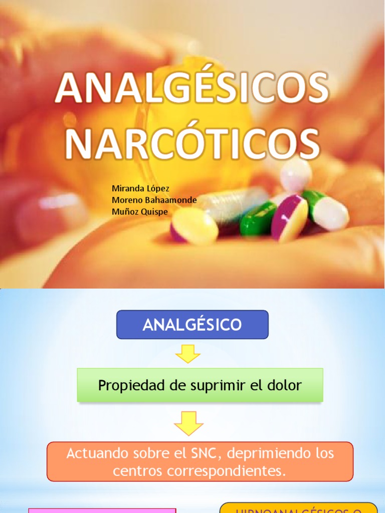Analgésicos y sus Efectos en el SNC | PDF | Opioide | Morfina