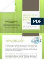 Gestión de La Calidad Del Proyecto-Fp