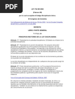 LEY 734 DE 2002