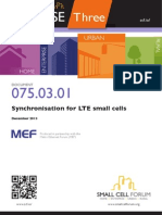 075 Synchronisation For LTE Small Cells