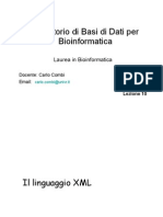 Laboratorio Di Basi Di Dati Per Bioinformatica