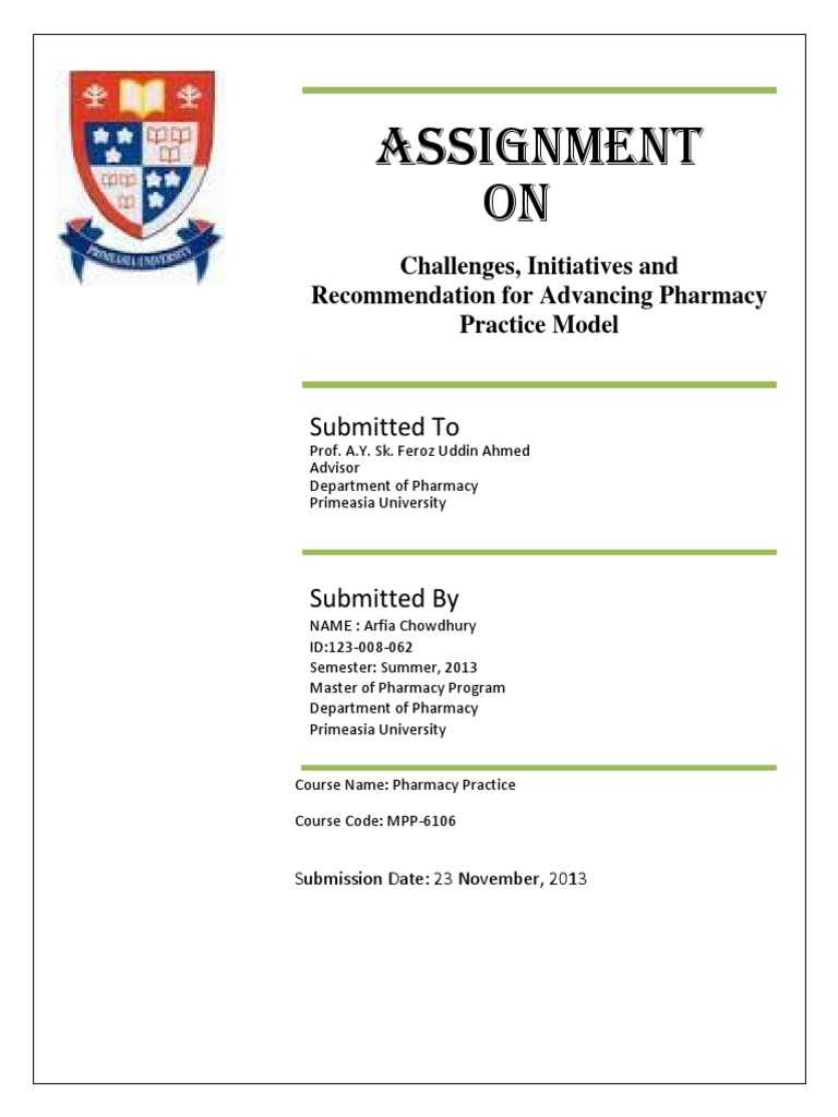 Advancing Pharmacy Practice Models | PDF | Pharmacy | Pharmaceutical Drug