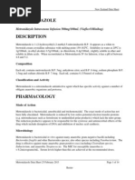 Metronidazole Baxter in F