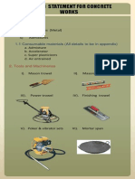 1.1 Consumable Materials (All Details To Be in Appendix)