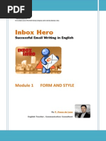 Inbox Hero - Successful Email Writing in English MODULE 01