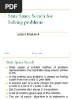 State Space Search For Solving Problems: Lecture Module 4