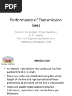 Performance of Transmission Lines