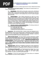 DGCA Class 1 Medical Examination Guide | PDF | Health Care | Aviation