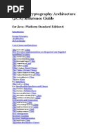 Java ™ Cryptography Architecture (JCA) Reference Guide: For Java Platform Standard Edition 6