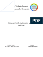 Utilizarea Robotiilor Industriali in Operatii de Paletizare