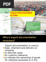 Import Export Documentation Procedure Project Report | PDF | Supply ...