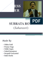 Business Leader Subrata Roy