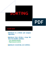 Sorting Searching Hashing