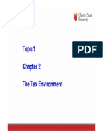 Chapter 2 The Tax Environment